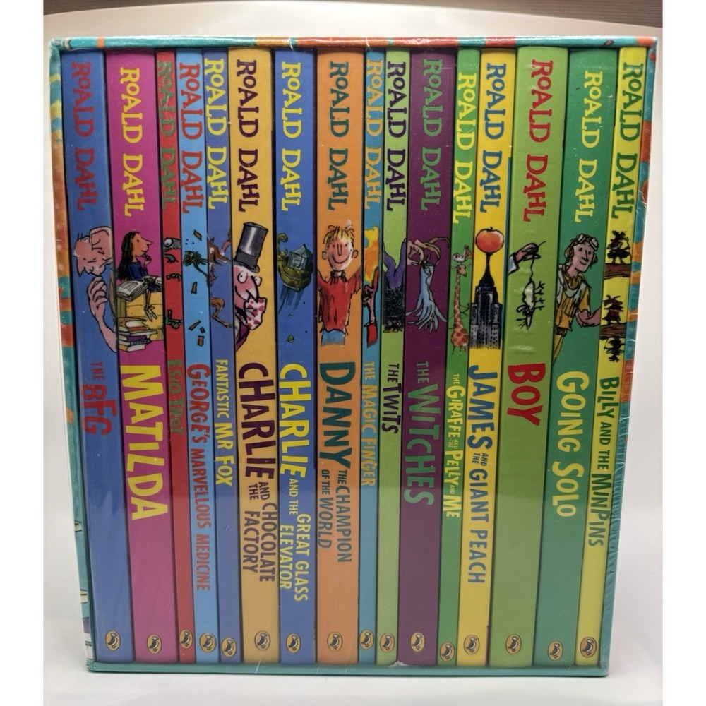 16 Book‎ Boxset Roald Dahl Charlie & The Chocolate Factory Great Glass Elevator